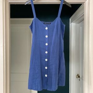 Blue linen Zara dress (size XS)
